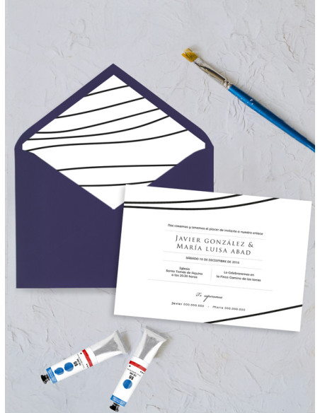 Invitación-boda-lineas-elegante-minimalista-personalizadas