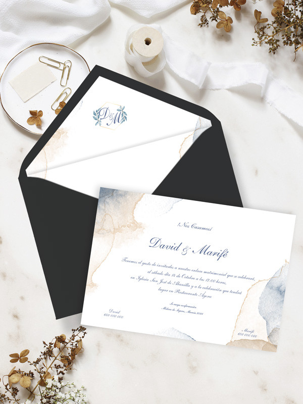 Invitaciones Boda con sobres...
