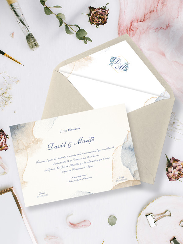 Invitaciones Boda con sobres...