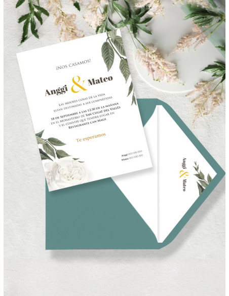 Invitaciones Boda con sobres especiales Elegance