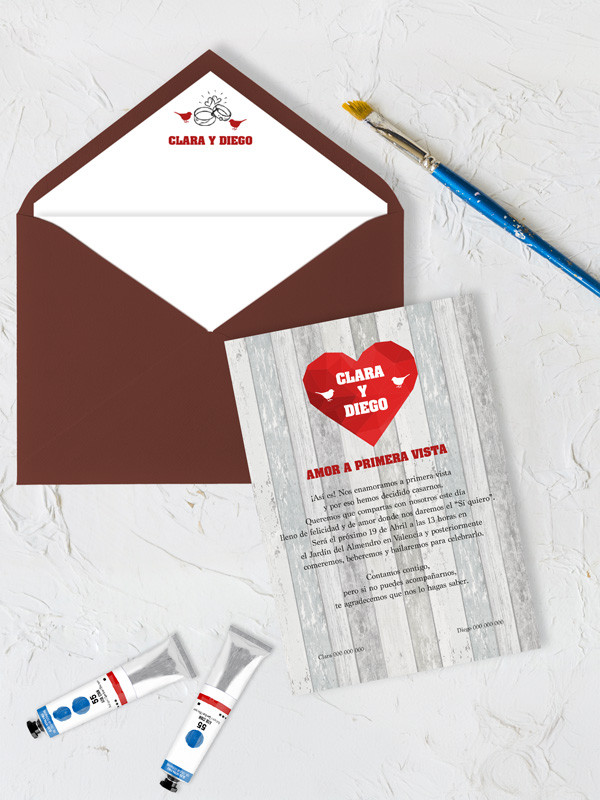 Invitaciones Boda con sobres...