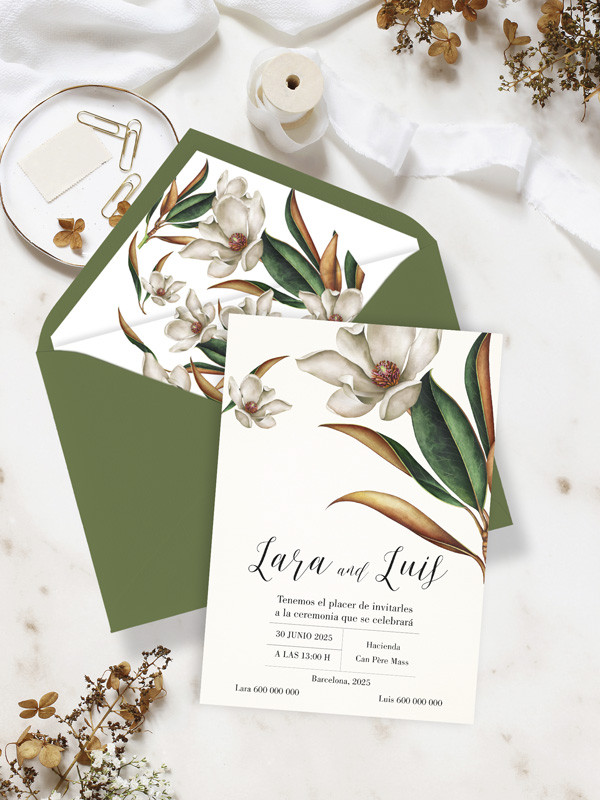 Invitaciones Boda con sobres...