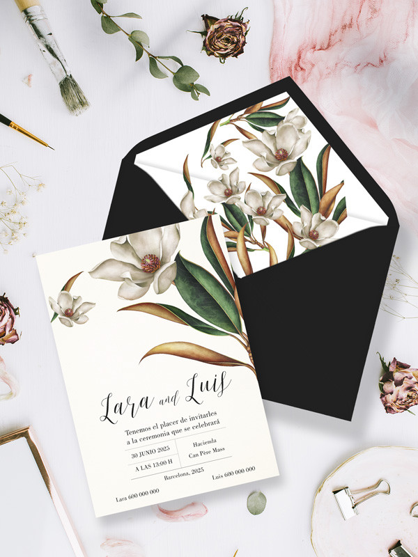 Invitaciones Boda con sobres...