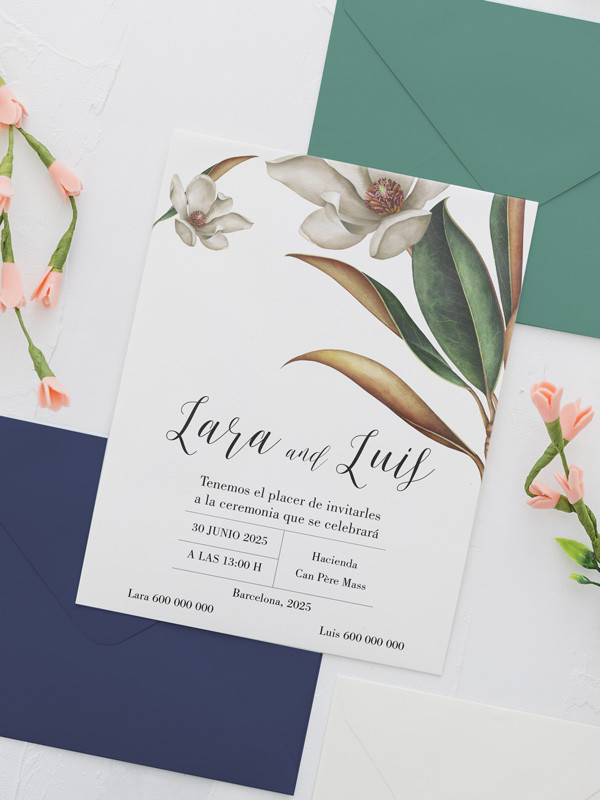 Invitaciones Boda con sobres...