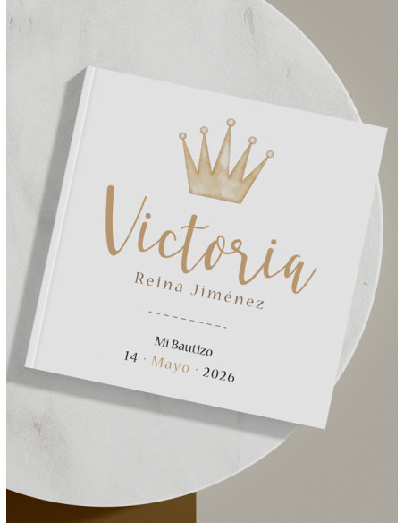 Libro firmas Bautizo Corona