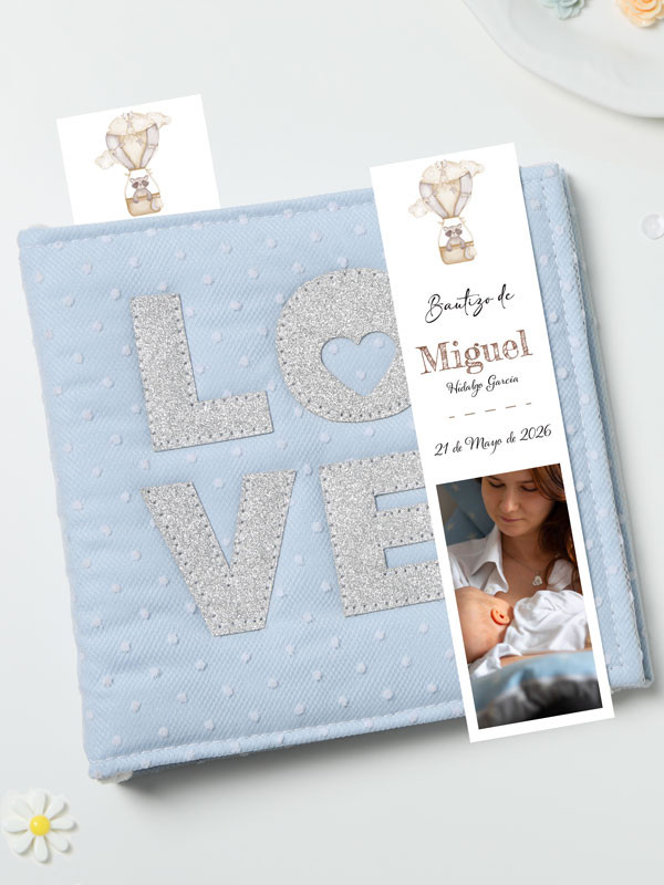 Marcapáginas Bautizo Globo baratas