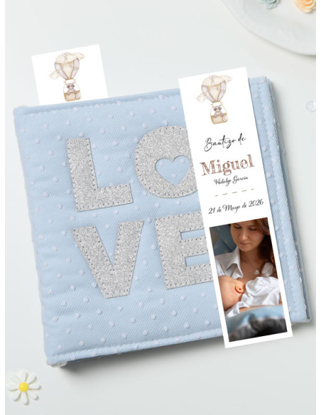 Marcapáginas Bautizo Globo baratas