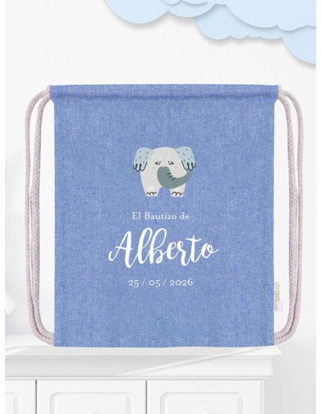 Mochila de Cuerdas en Algodón Reciclado