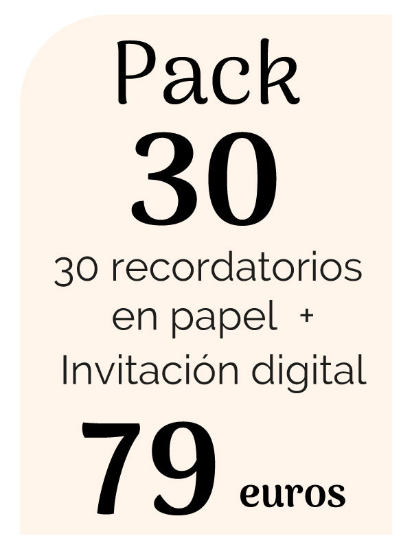 Paquete invitaciones bautizo baratas