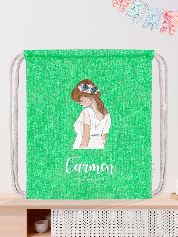 Mochila cuerdas comunión diseño...