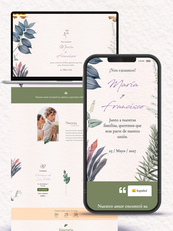 crear invitaciones de boda online gratis para imprimir