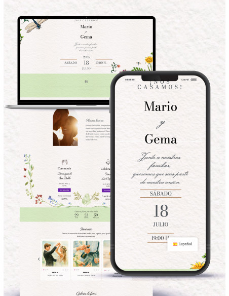 crear invitaciones de boda online gratis para imprimir