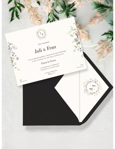 Invitacion de boda color spring original