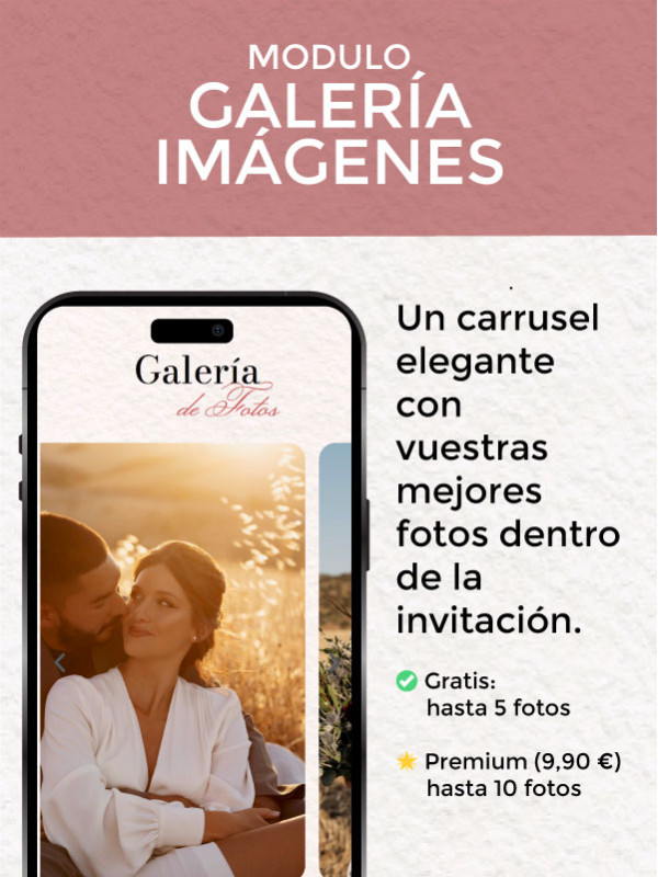 invitación de boda moderna