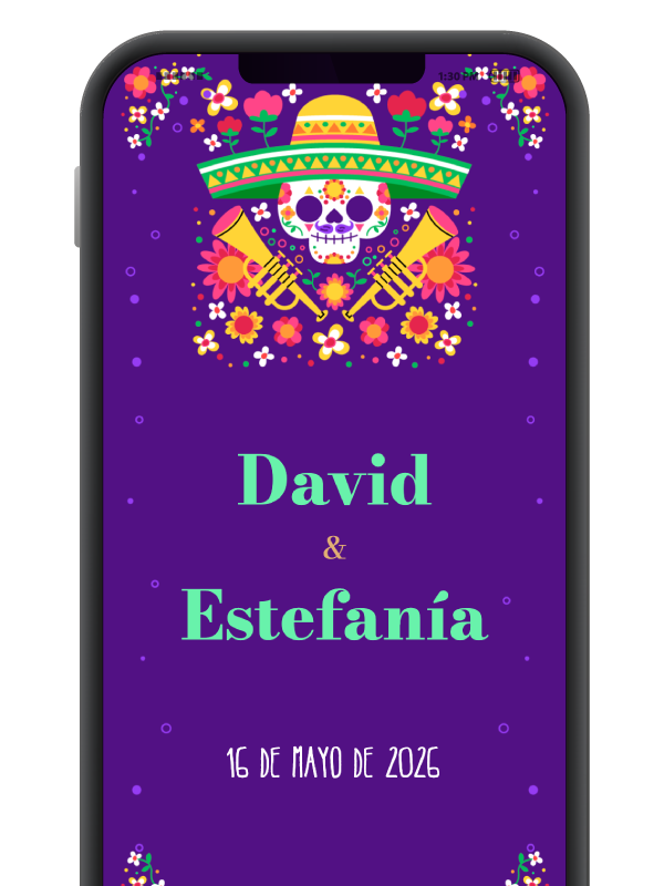 Invitación boda digital original gratis