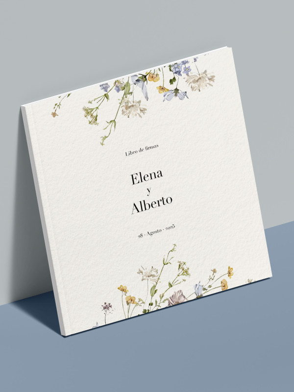 Libro firmas boda Color Spring