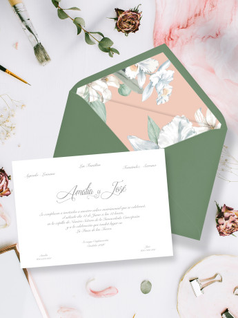 Invitación boda barata