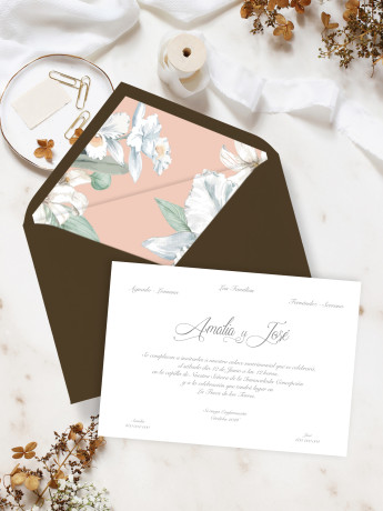 Invitación boda barata 2