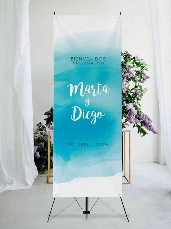 Banners de Bienvenida Bodas modelo...