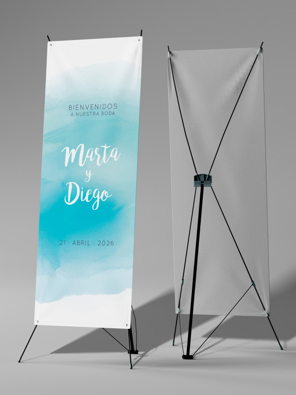Banners de Bienvenida Bodas modelo...