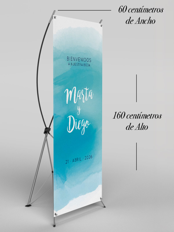 Banners de Bienvenida Bodas modelo...