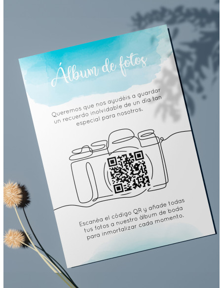 Tarjetas de fotos Boda álbum google modelo Aguada
