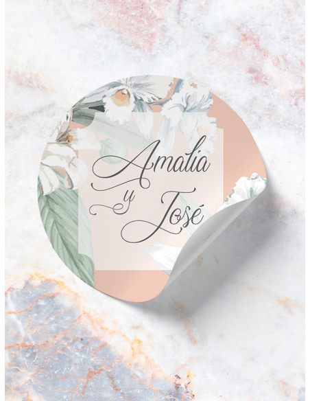 Adhesivos boda Alma