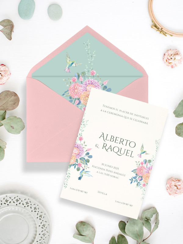 Invitaciones Boda con sobres...