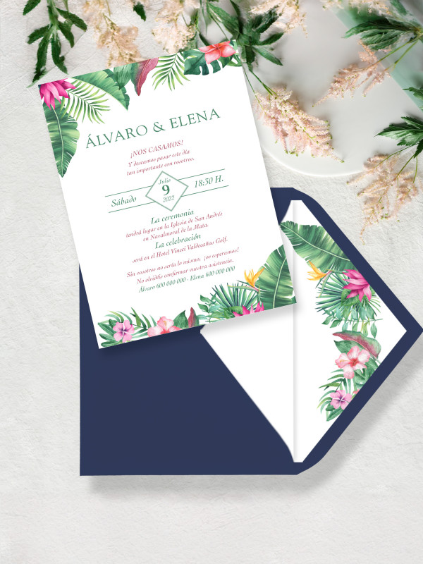 Invitaciones Boda con sobres...