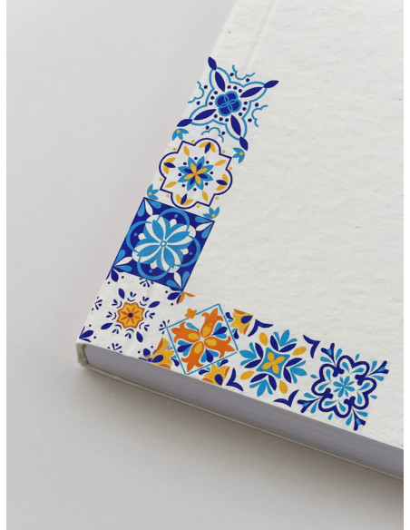 Libro firmas boda Azulejo Limones