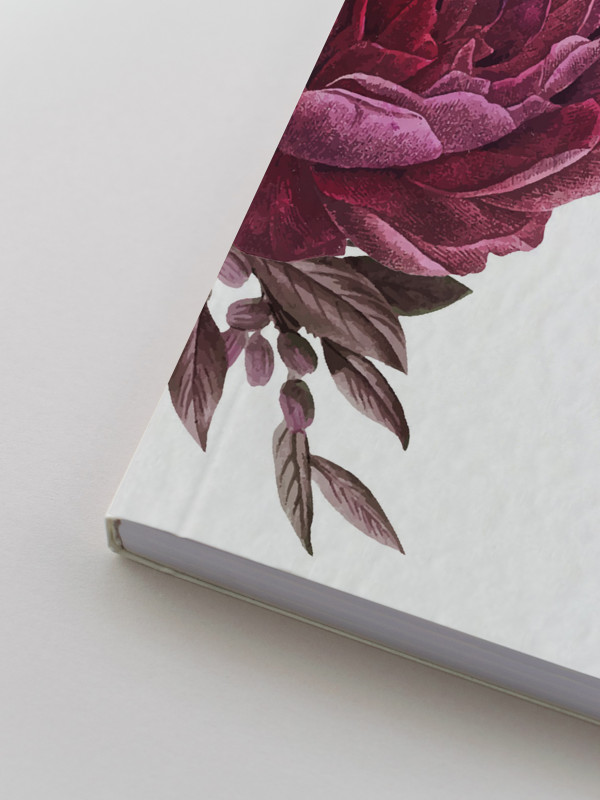 Libro firmas boda Rosa Botánica