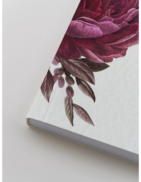 Libro firmas boda Rosa Botánica