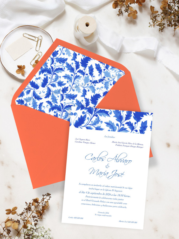 Invitaciones Boda con sobres...