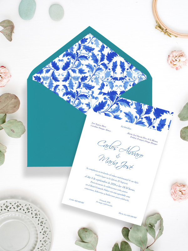 Invitaciones Boda con sobres...