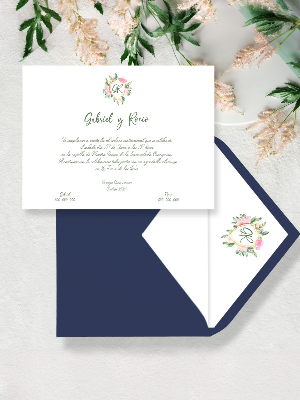 Invitaciones Boda con sobres...