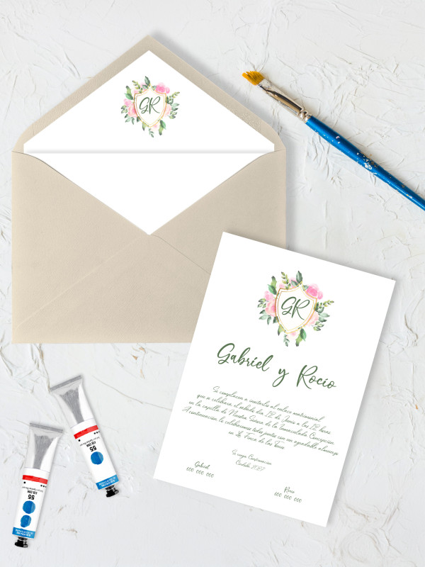 Invitaciones Boda con sobres...