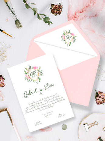 Invitaciones de papel boda originales