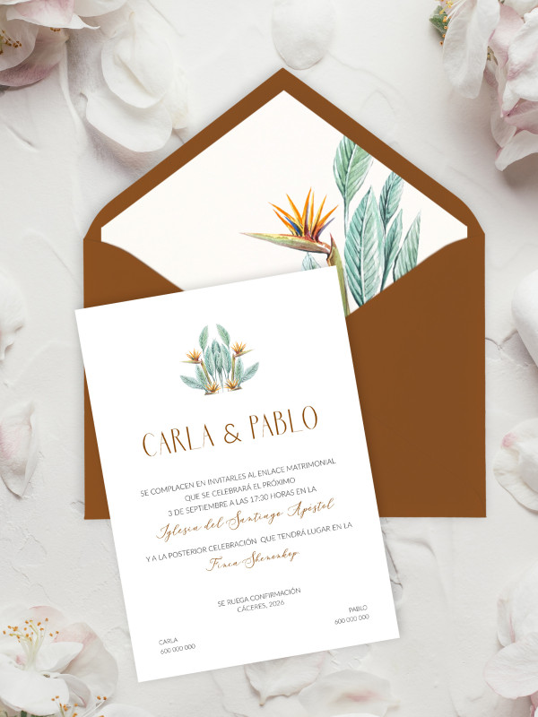 Invitaciones Boda con sobres...