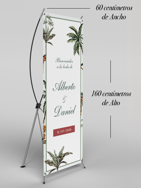 Banners de Bienvenida Bodas modelo...