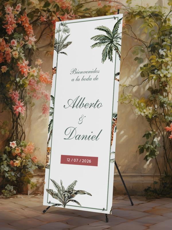 Banners de Bienvenida Bodas modelo...