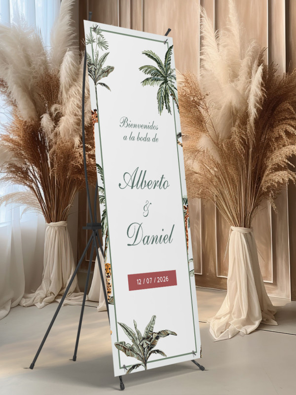 Banners de Bienvenida Bodas modelo...
