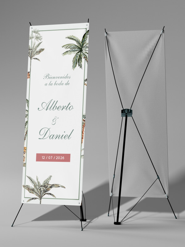 Banners de Bienvenida Bodas modelo...