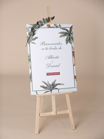 Poster boda Animal Selva 2