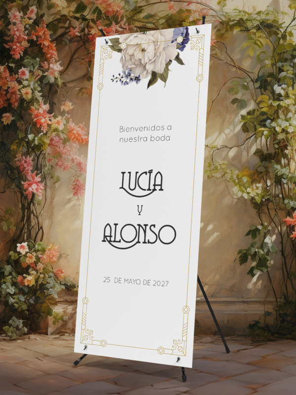 Banners de Bienvenida Bodas modelo...