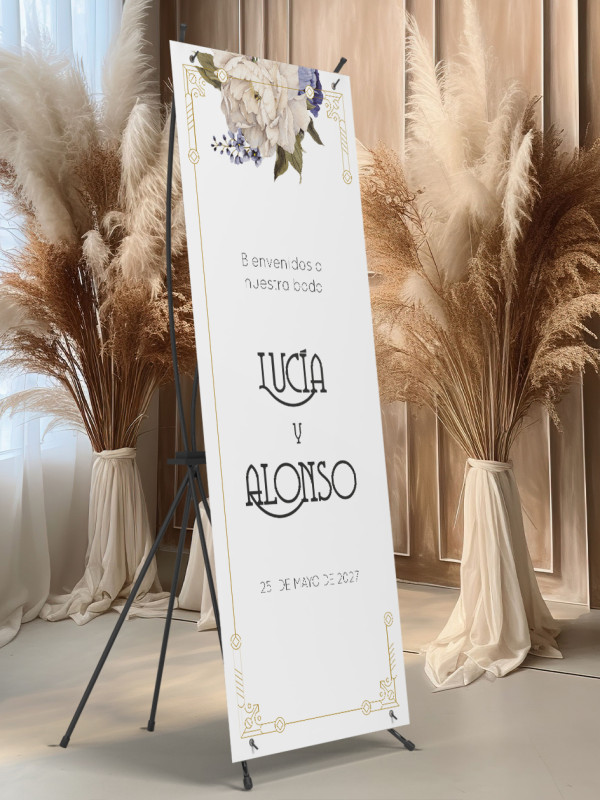 Banners de Bienvenida Bodas modelo...