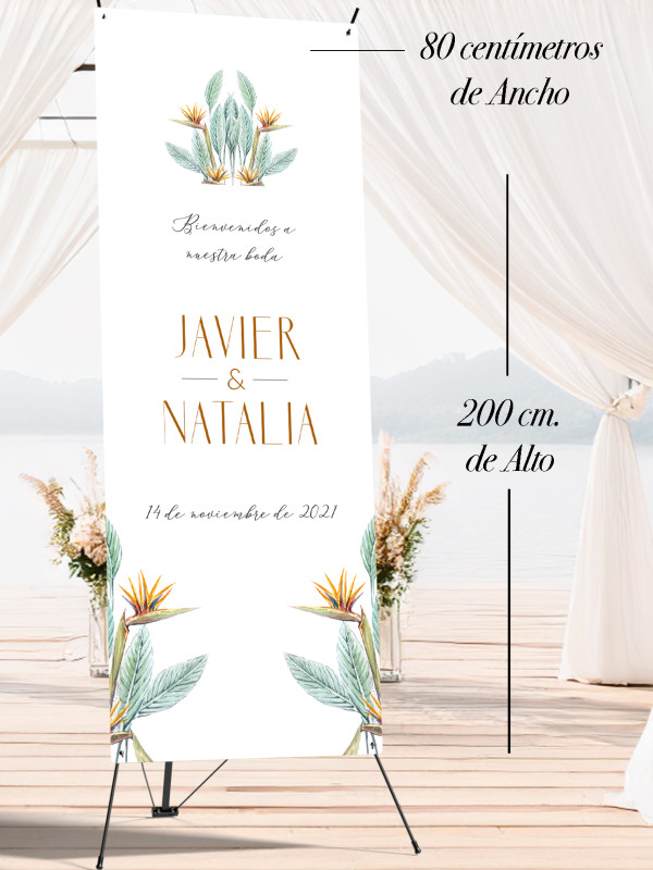 Banners de Bienvenida Bodas modelo...