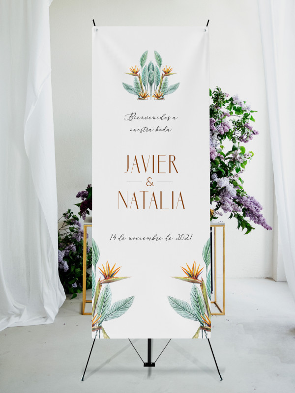 Banners de Bienvenida Bodas modelo...