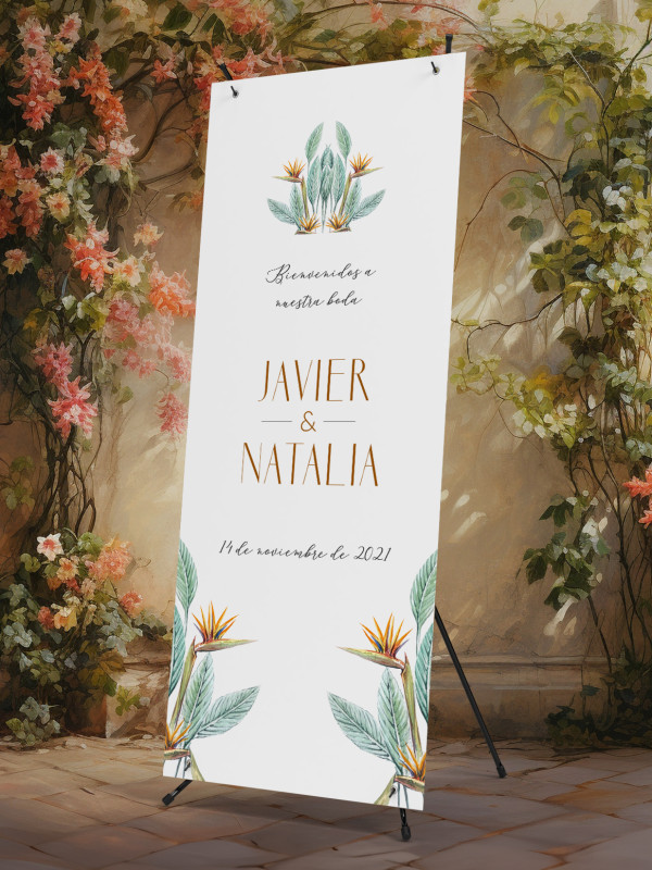 Banners de Bienvenida Bodas modelo...