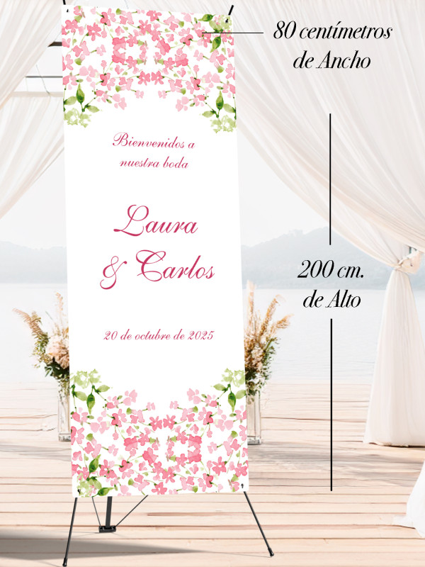 Banners de Bienvenida Bodas modelo...