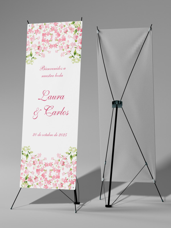 Banners de Bienvenida Bodas modelo...